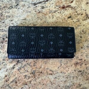 MCM Black Leather Wallet